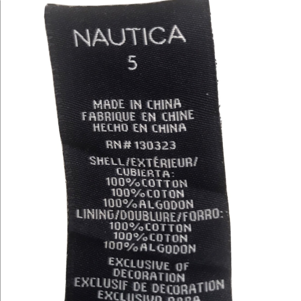 Nautica Girl Dress Size 5 Blue White Checkered - Picture 8 of 8